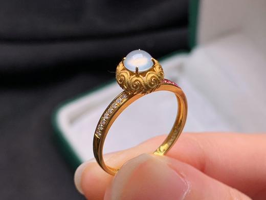 蛋面翡翠戒指 商品图2