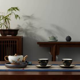 国瓷永丰源石榴家园6头茶具 YFY