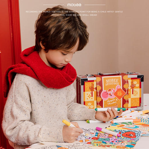 mobee 2025新年款60色丙烯马克笔礼盒 商品图5