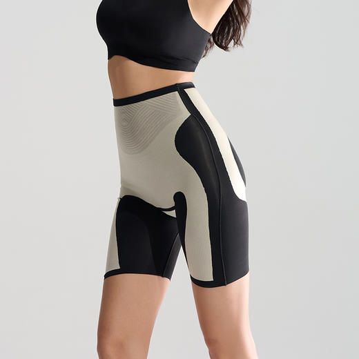 都市丽人三分裤薄锦纶收腹提臀冰氧收腹裤安全裤LLH1A4 商品图2