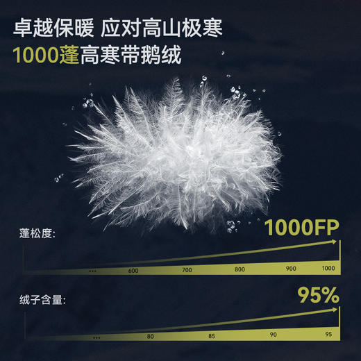 KAILAS凯乐石 户外运动 5000GT雪山羽绒服 KG2443150 商品图2