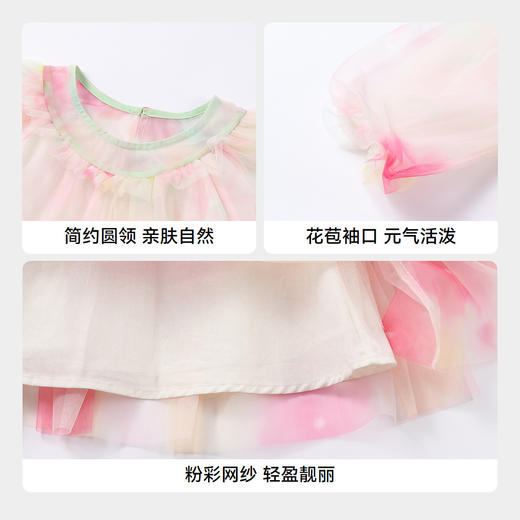 女童长袖连衣裙春季新款安奈儿童装实体店同款XG513517 商品图4