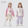 马克珍妮女童趣味印花插肩袖卫衣宝宝宽松上衣纯棉秋装新款241070 商品缩略图1