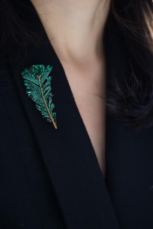 宝石胸花「叶子」 商品图2