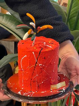 烟花派对蛋糕