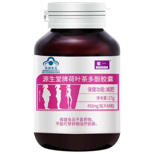 【2025年4月22日】紫一源生堂牌荷叶茶多酚胶囊 60粒/瓶 商品图0