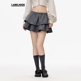 【SHUSHUTONG】蕾虎波浪半裙春夏装裙子半身裙