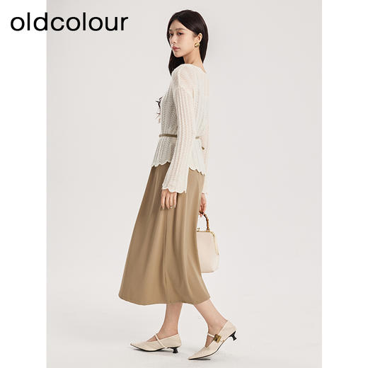 oldcolour春季新品时尚通勤气质百搭显瘦套装女Q131015A1 商品图2