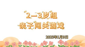 2025.1.9 2-3岁组亲子闯关游戏