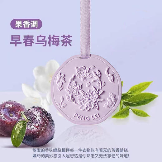 【法国香料，孕婴可用；赏东方美学，品中式茶香】彩色花朵石膏片香薰 车载刮片衣柜卧室 持久除臭挂件 伴手礼香氛-QQ 商品图4