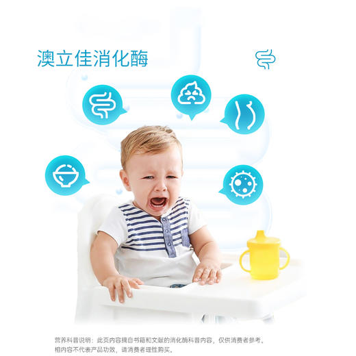 ollebaby【升级版】澳立佳18种多维消化酶复配酶制剂（60袋） 商品图3