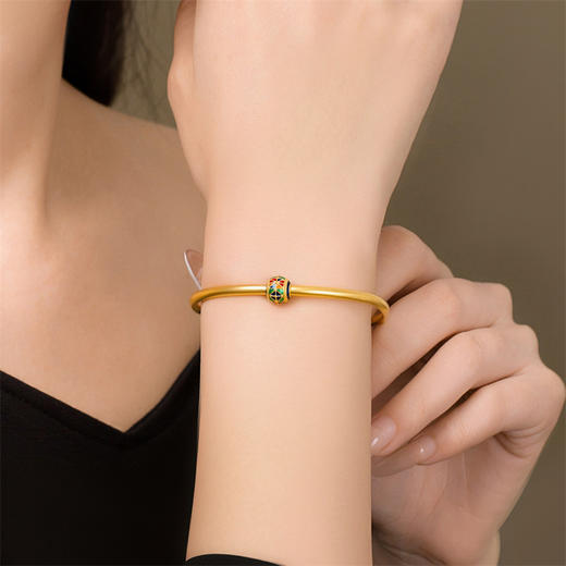 万花系列黄金手镯 足金百搭蝴蝶镯子女士礼物【按克计价黄金1】MEMORA诗普琳GW327001 商品图2