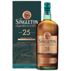 【有税版】苏格登25苏格兰单一麦芽威士忌 700ml高地