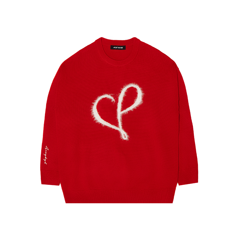 YKYB羊毛混纺舒适百搭宽松情侣毛衣