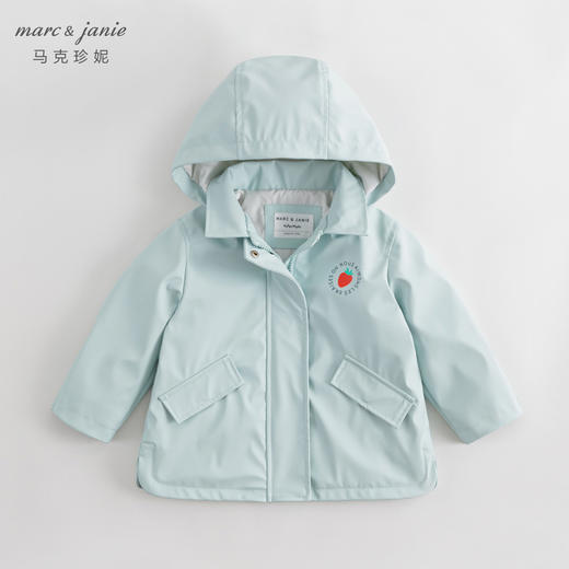 [防小雨]马克珍妮女童连帽风衣早秋外套儿童薄棉春秋装上衣550933 商品图2