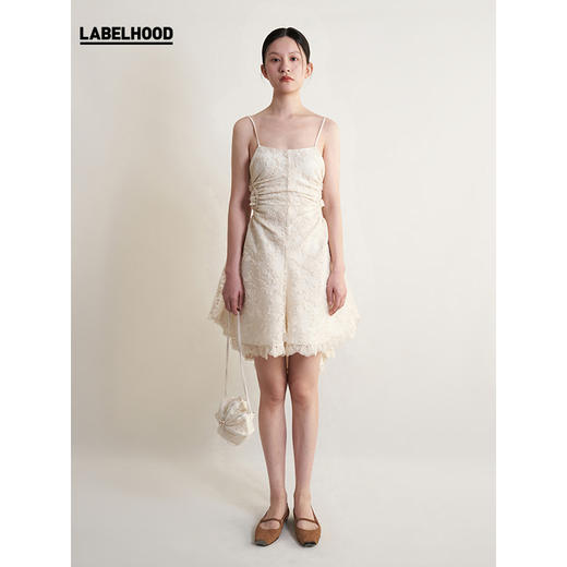 【Peng Tai×LABELHOOD】蕾虎联名款吊带露背蕾丝连衣裙 商品图2