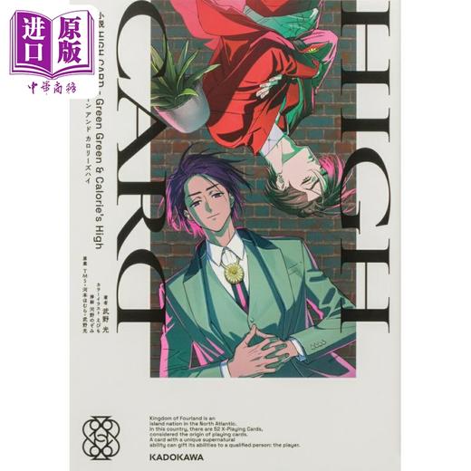 【中商原版】小说 至高之牌 HIGH CARD Green Green ＆ Calorie’s High 武野光 日文原版日韩 小説 HIGH CARD 商品图0