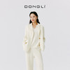 东黎 • 山羊绒女士秋冬西服领一粒扣双面羊绒呢大衣 4597 商品缩略图1