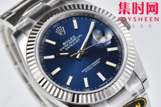 C厂劳力士日志型41mm 蓝色盘 3235机 三珠链 904L钢 男士腕表 商品图7