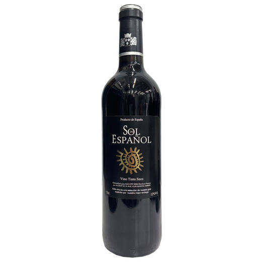 西班牙原瓶进口太阳干红葡萄酒 整箱750ml*6瓶包邮 商品图0