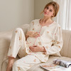 芬腾月子服春秋季纯棉长袖睡衣女产妇产后哺乳喂奶孕妇家居服套装 商品缩略图0