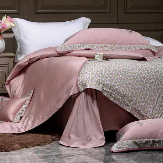 多喜爱 全棉新绒棉印花四件套洛姿 商品图5