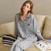 芬腾睡衣女春秋季纯棉长袖套装新款宽松休闲加大码全棉女款家居服 商品缩略图0