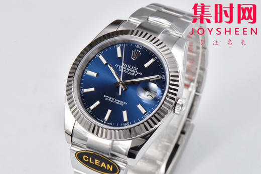 C厂劳力士日志型41mm 蓝色盘 3235机 三珠链 904L钢 男士腕表 商品图3