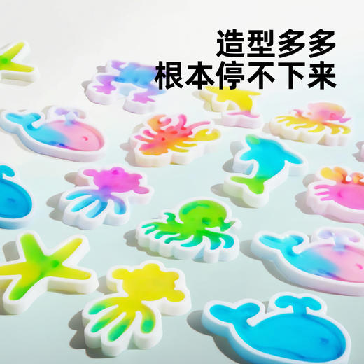 【体验捕捞的快乐】美乐童年水精灵钓鱼箱 宝宝戏水捞鱼套装 儿童DIY水宝宝益智玩具 商品图3