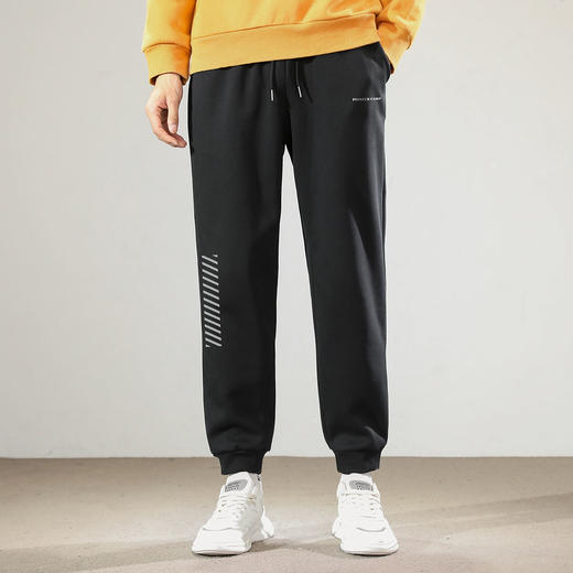 拓路者反光印花休闲长裤秋冬新品时尚百搭加绒加厚户外运动卫裤 商品图5