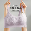 【大胸显瘦显小】时尚蕾丝透气薄杯内衣女侧收防垂无钢圈文胸罩清尘风羽 商品缩略图0