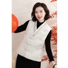西子/【格桑】90鹅绒V领国风刺绣盘扣羽绒服背心/MJBH717 商品缩略图0