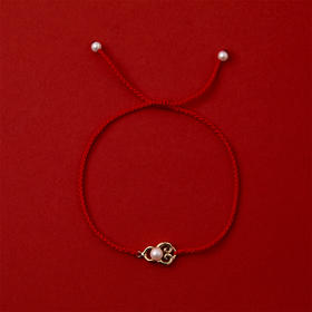 pearl moments珍刻  事事如意 小如意（珍珠）红绳