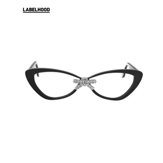 【SHUSHUTONGxYVMIN】蕾虎设计感优雅甜酷蝴蝶结装饰眼镜 商品图3