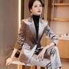 高大上金丝绒西服套装，韩版女神休闲职业装XZ8060 商品缩略图0