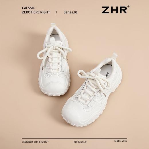 ZHR厚底户外登山鞋女复古百搭网面透气运动休闲鞋女鞋丑萌老爹鞋 商品图8