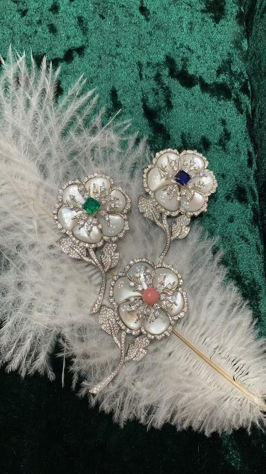 贝母胸花「花朵」 商品图1