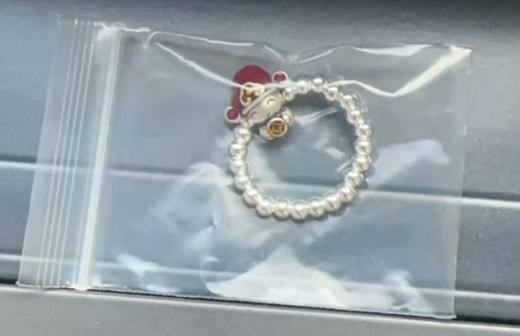 足银999财神爷戒指环情侣款 小银珠戒指 新中式国风纯银珠戒指 复古礼物 商品图5