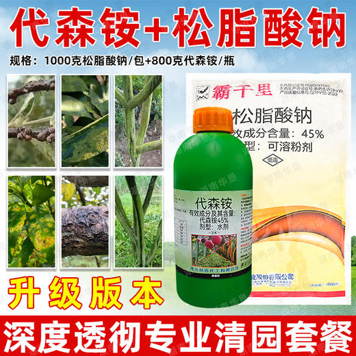 大鹏松脂酸钠代森铵植悦清果园清园灵宝蚧介壳虫杀虫剂正品清园剂 商品图2