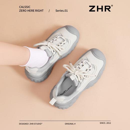 ZHR厚底户外登山鞋女复古百搭网面透气运动休闲鞋女鞋丑萌老爹鞋 商品图3