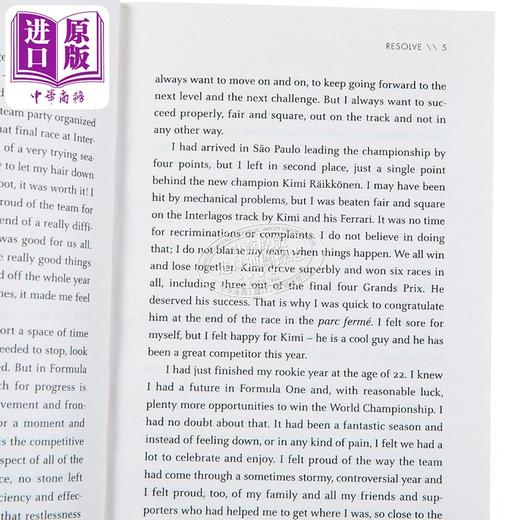 预售 【中商原版】刘易斯汉密尔顿传记 F1赛车手 我的故事 英文原版 Lewis Hamilton My Story F1一级方程式赛车 法拉利车队赛车手 商品图2