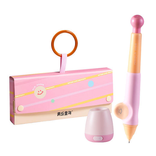 *【让握笔和运笔更科学，更舒适】美乐童年初学者练字正姿笔 小握矫姿自动铅笔 小学生握笔运笔训练笔 商品图4