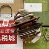 GUCCI古驰 Diana 竹节 双G徽标可拆卸可调节肩带 帆布拼皮革饰边 帆布包托特包Tote包购物袋单肩斜挎手提包 迷你 女款 棕色（CB） 商品缩略图2