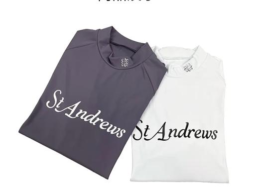 St ANDREWS 高尔夫男士 24秋季 弹性 吸汗半高领长袖 商品图0