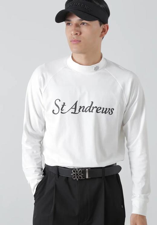 St ANDREWS 高尔夫男士 24秋季 弹性 吸汗半高领长袖 商品图9