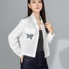 【高货xg】全新升级【铂金会员275/天猫369/差价94】(35508) 洛诗琳烫钻蝴蝶印花外套2025早春新款宽松百搭短款小外套 商品缩略图3