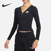 Nike/耐克官方正品Sportswear 女子长袖拉链开襟卫衣FD2377-010 商品缩略图0