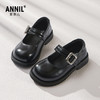 ANNIL/安奈儿女童皮鞋2025春季新款女孩演出儿童舞蹈鞋公主黑色软底单鞋HG5101202 商品缩略图0