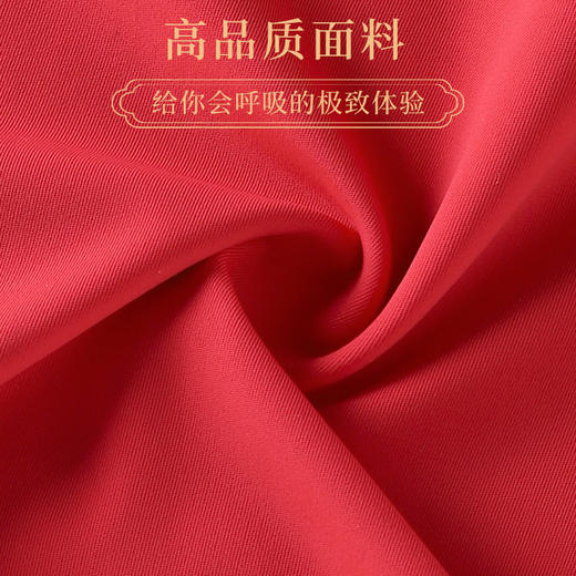 红红火火过大年！【辛ZI娘--鸿运内衣三件套礼盒装系列】果冻条半液态软支撑、提拉聚拢/收纳副乳/久穿稳定塑形、中高腰舒适亲肤内裤、纯棉高弹红袜子，2025年鸿运连连！ 商品图3