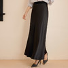 玳莎松紧高腰鱼尾裙2025年春季新款垂感仿醋酸简约黑色长款半身裙  FA34304 商品缩略图1